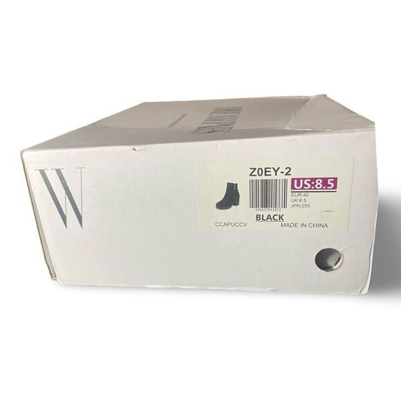 DREAM PAIRS Zoey 2,  Low Heel Chunky Ankle Boots, Faux Suede, Size 8.5, NWB - Picture 9 of 11